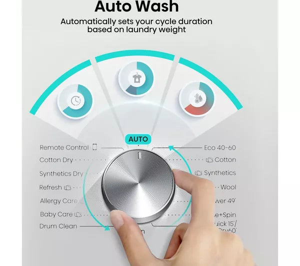 HISENSE 3S Series WD3S8043BW3 WiFi-enabled 8 kg Washer Dryer - White