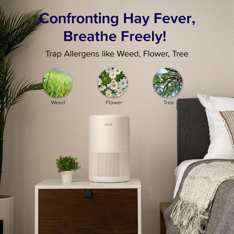 LEVOIT Core 200S Smart HEPA Air Purifier, 64m² Coverage - App & Alexa Control, Removes 99.97% Pollen, Dust, Odour & Smoke