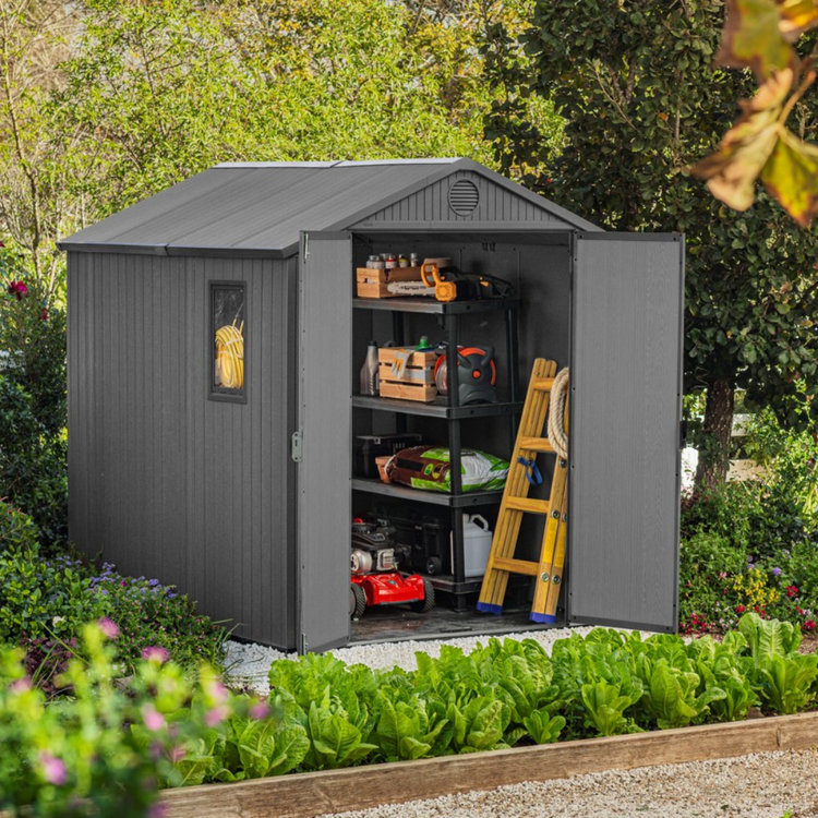 Darwin 6x8ft (1.9m x 2.4m) Garden Shed