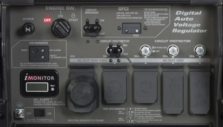 Honda EB10000 10000Watt Industrial Generator with CO-MINDER Sensor