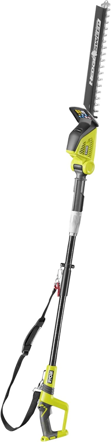RYOBI OPT1845 18V ONE+ Cordless Pole Hedge Trimmer, 45cm Blade, Battery Not Included