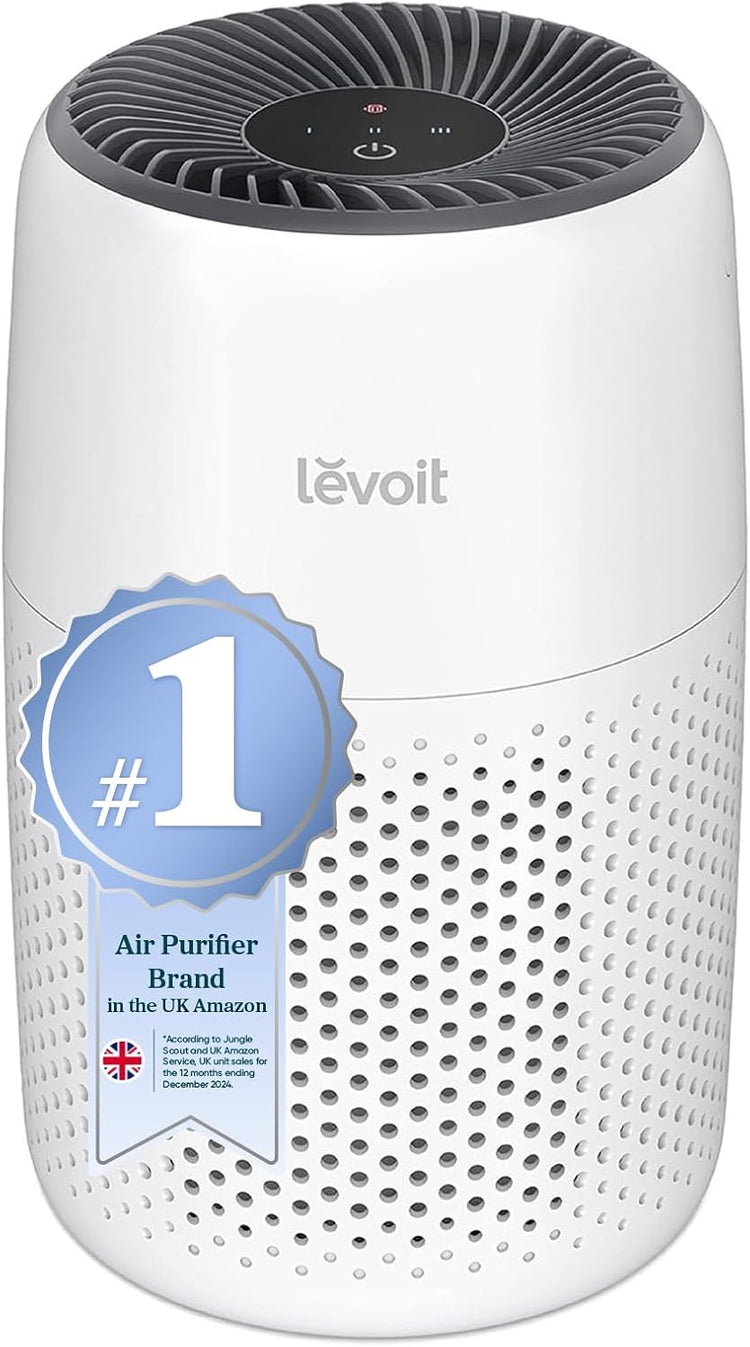LEVOIT Core Mini Air Purifier for Home Bedroom - HEPA Filter, Removes Allergies, Dust, Pet Dander, Smoke & Odor, Quiet with Fragrance Sponge