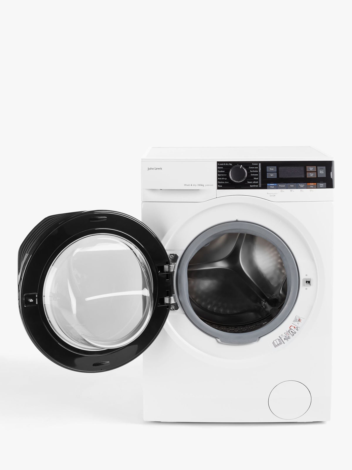 John Lewis JLWD1615 Washer Dryer 10kg/6kg White