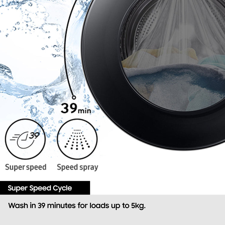 Samsung WD11DG5B15BBEU Washer Dryer 11/6kg Black