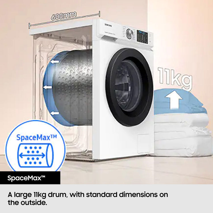 Samsung WD11DG5B15BBEU Washer Dryer 11/6kg Black
