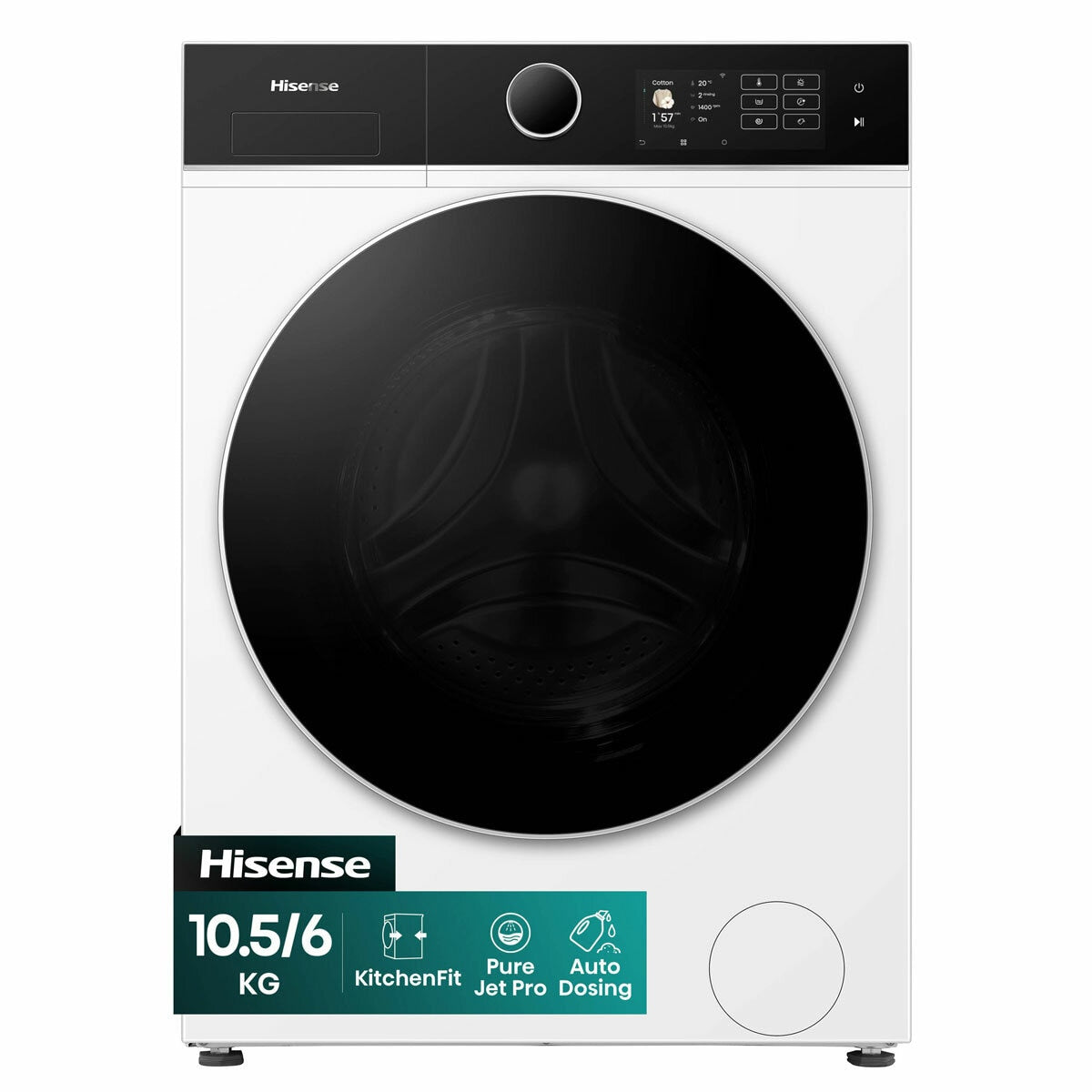 Hisense 5i Series WD5I1045BWQ Washer Dryer 10.5kg/6kg White
