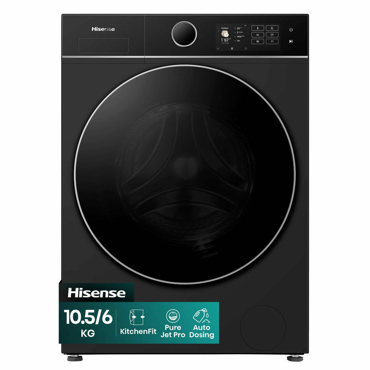 Hisense WD5I1045BBQ 5i Series Washer Dryer 10.5kg/6kg Black