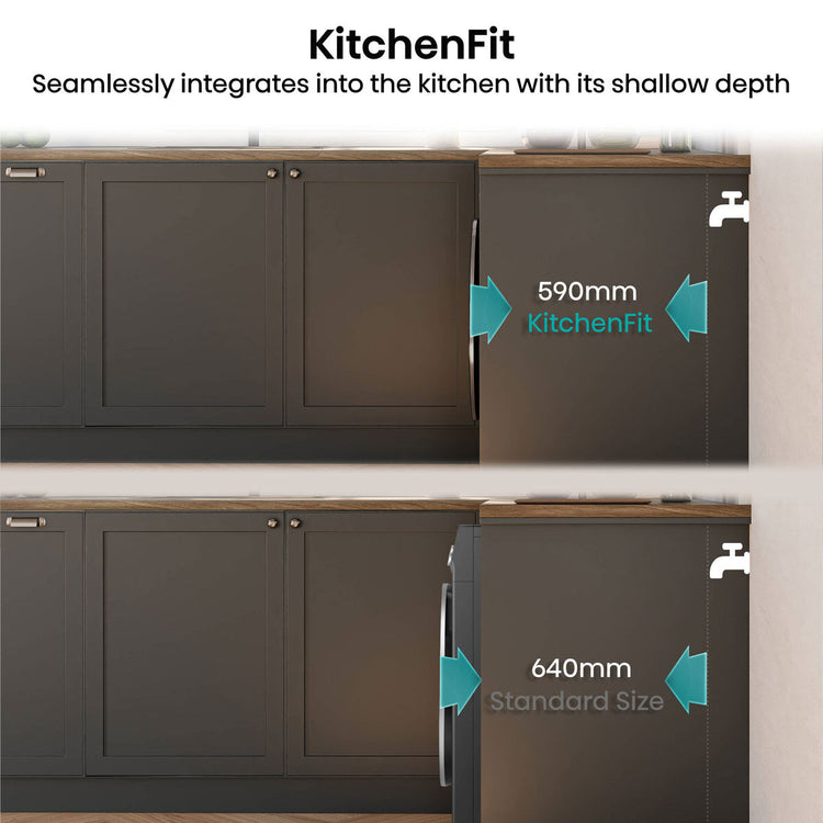 Hisense 5i Series WD5I1245BBR Washer Dryer 12kg/8kg Black