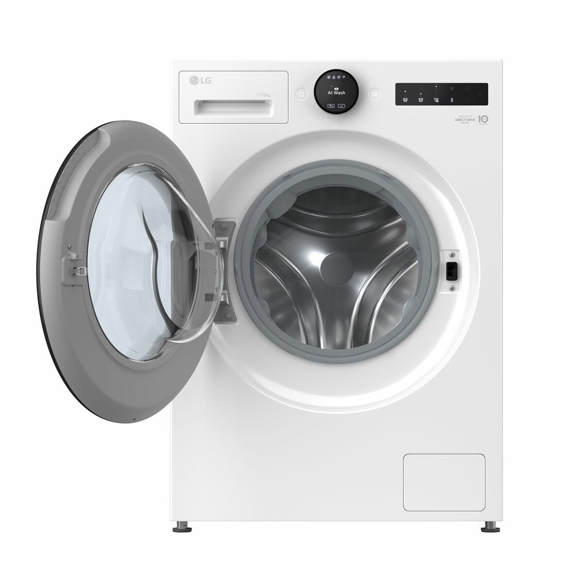 LG W4X7016TWB Washer Dryer 11kg/6kg White