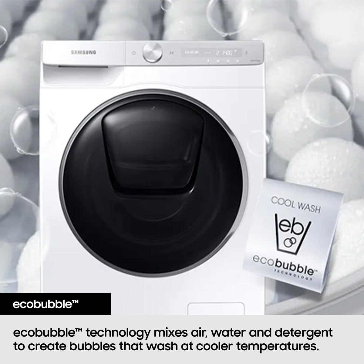 Samsung Series 5 WD90DG5B15BEEU Washer Dryer 9/6kg White