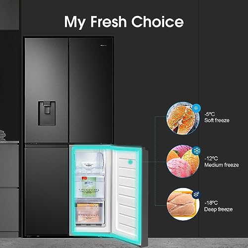 Hisense Freestanding Fridge Freezer with Double Door