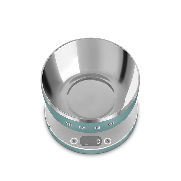 Digital Kitchen Scale 1.8L Removable Bowl 5kg Capacity Emerald Green