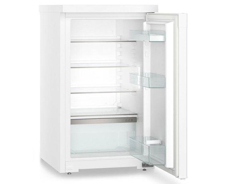 Under Counter Fridge 110L LED Light Touch Control Reversible Door White