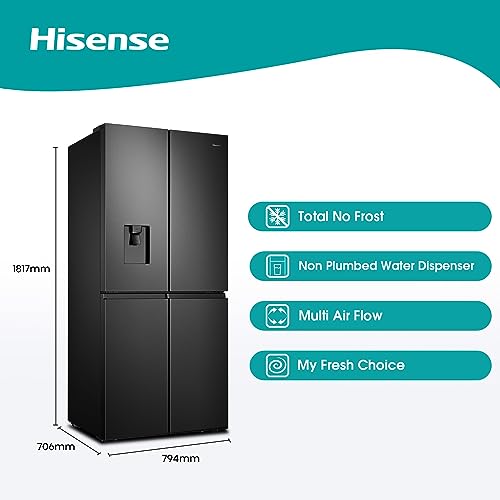Hisense Freestanding Fridge Freezer with Double Door
