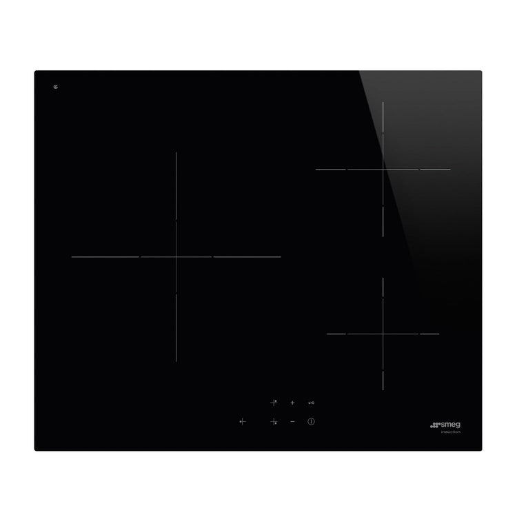 Induction Hob With 3 Heating Zones 7200W 60cm Black