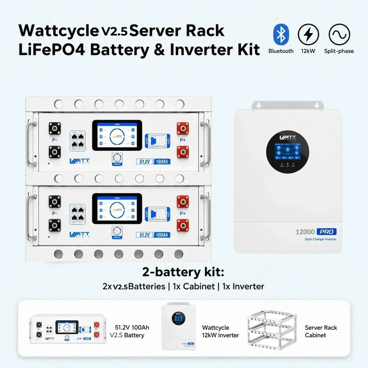 48V 100Ah LiFePO4 Server Rack Battery V2.5