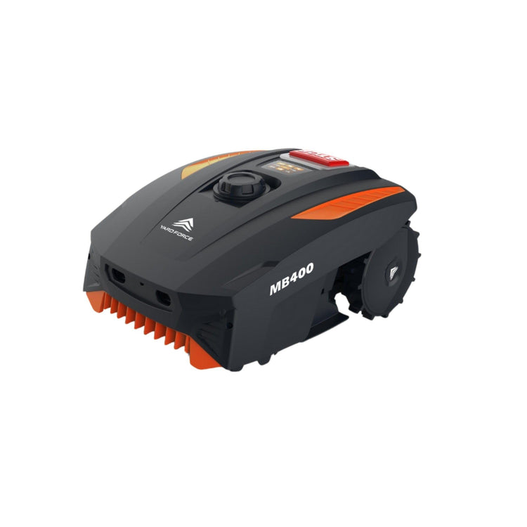Yard Force MB400 Robotic Lawn Mower – 20V Lithium Battery, 16cm Adjustable Cutting Height 20–55mm, Bluetooth App Control, Ideal for Lawns up to 400m2