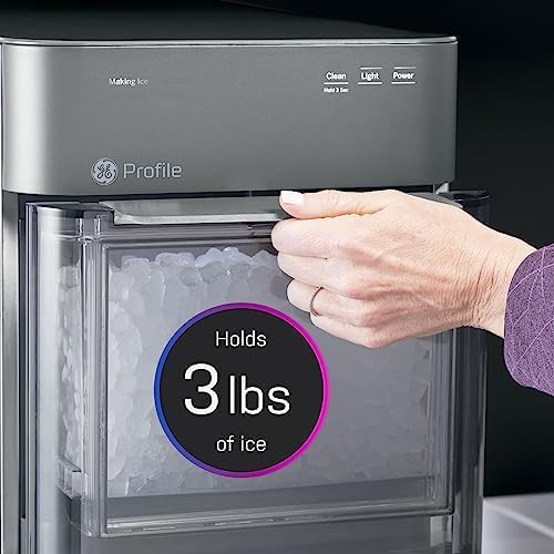 GE Profile Opal 2.0 XL Countertop Nugget Ice Maker Stainless Steel