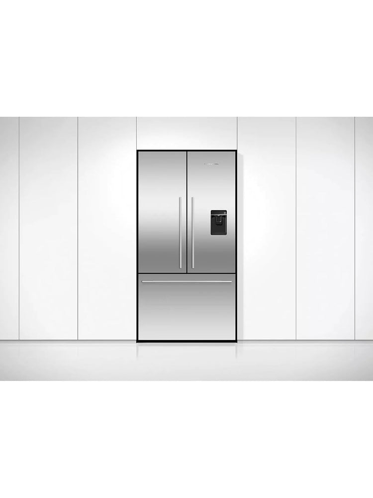 Freestanding French Door Fridge Freezer 569L 90cm Stainless Steel