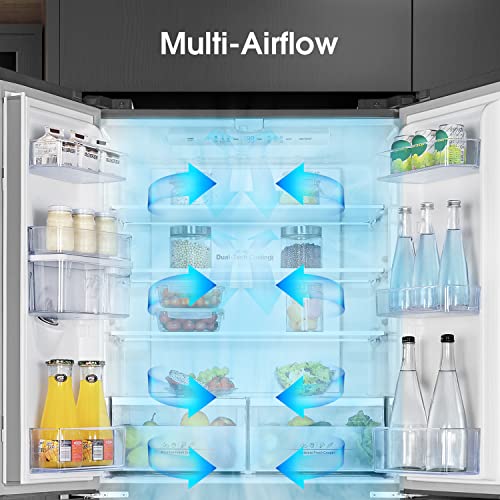 Hisense Freestanding Fridge Freezer with Double Door