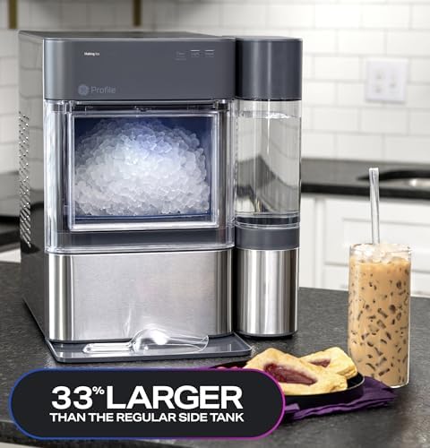 GE Profile Opal 2.0 XL Countertop Nugget Ice Maker Stainless Steel