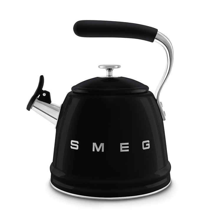 Whistling Kettle 2.3L Stainless Steel Silicone Handle Black