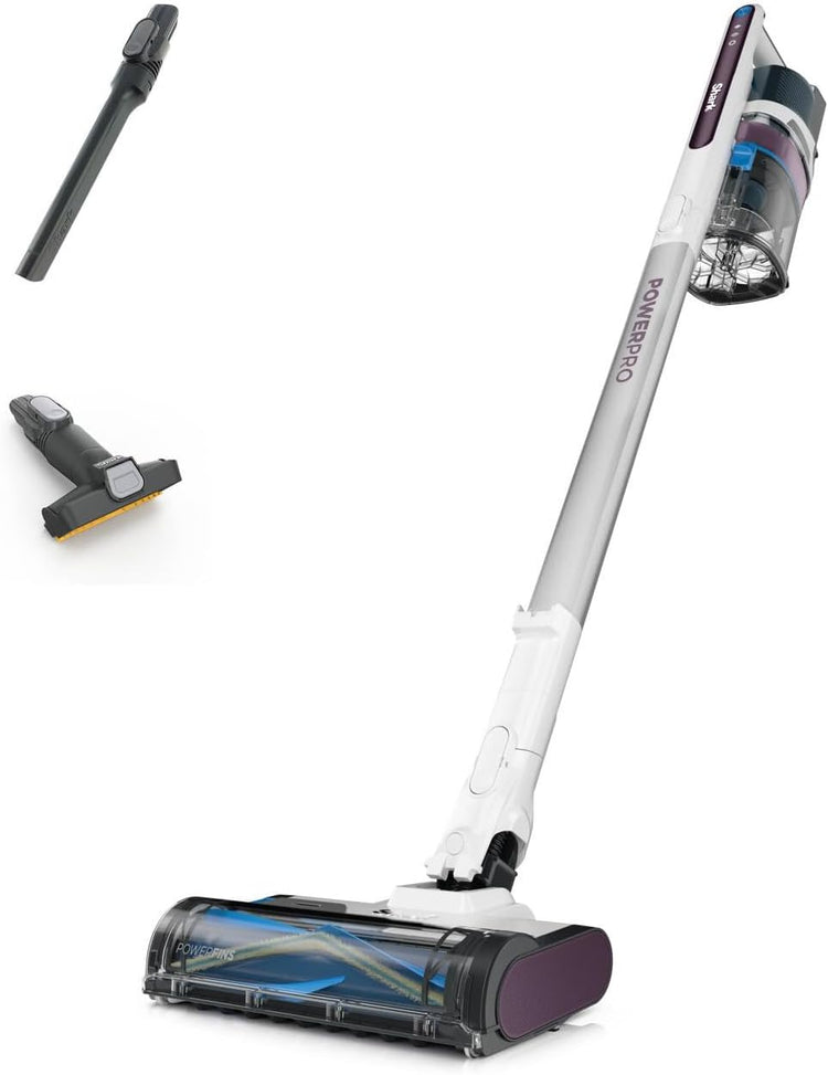 Shark PowerPro IZ370UK Cordless Stick Vacuum – Silver/Mauve
