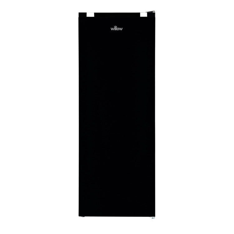 Freestanding Larder Fridge 241L 144Cm Reversible Door Mark-Proof Finish Black