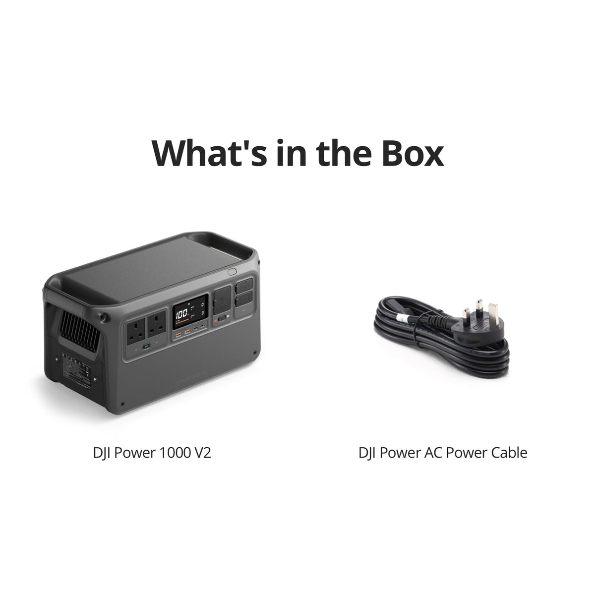 DJI Power 1000 V2 Portable Power Station, 1024Wh LFP Battery