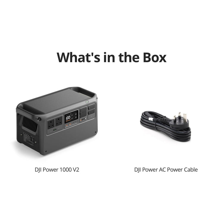 DJI Power 1000 V2 Portable Power Station, 1024Wh LFP Battery