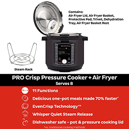 Instant Pot Pro Crisp 11-in-1 Electricer Multicooker