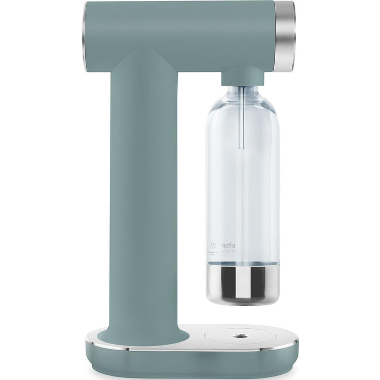 Soda Maker 800ml Non-Slip Feet Space Saving Design Emerald Green