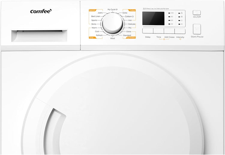 COMFEE' 8kg Heat Pump Tumble Dryer Energy Class A+ White CFG09EH80/W-UK
