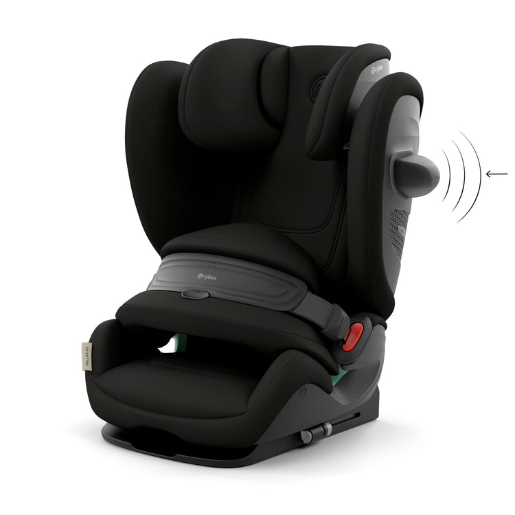 2-in-1 i-Size Child Car Seat with Impact Shield, ISOFIX & Side Protection - Black