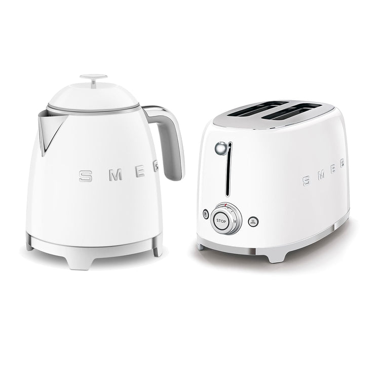 Retro Range Breakfast Set 0.8L Mini Kettle 2-Slice Toaster Pastel Green