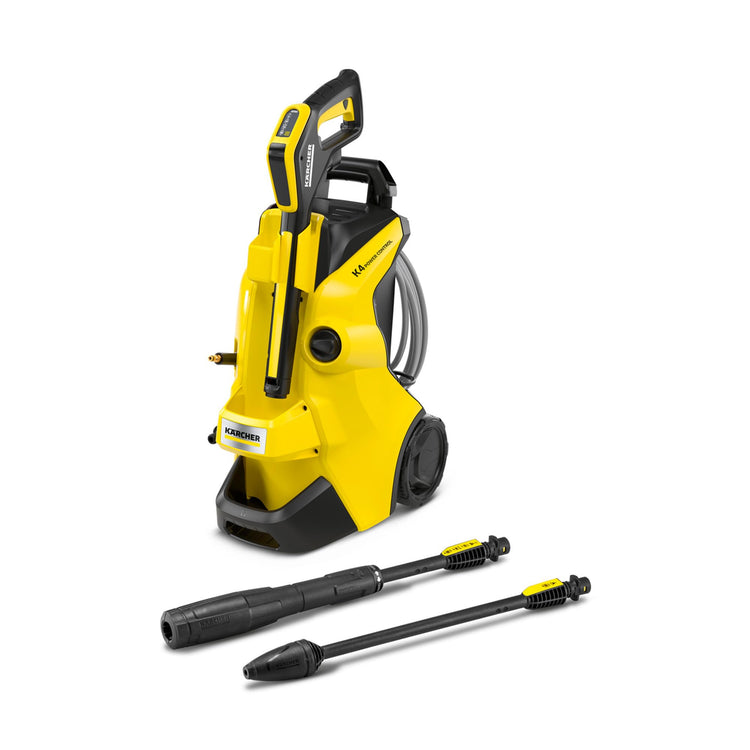130 Bar High Pressure Washer with 420L/h Flow Rate, Dirt Blaster & Spray Lance