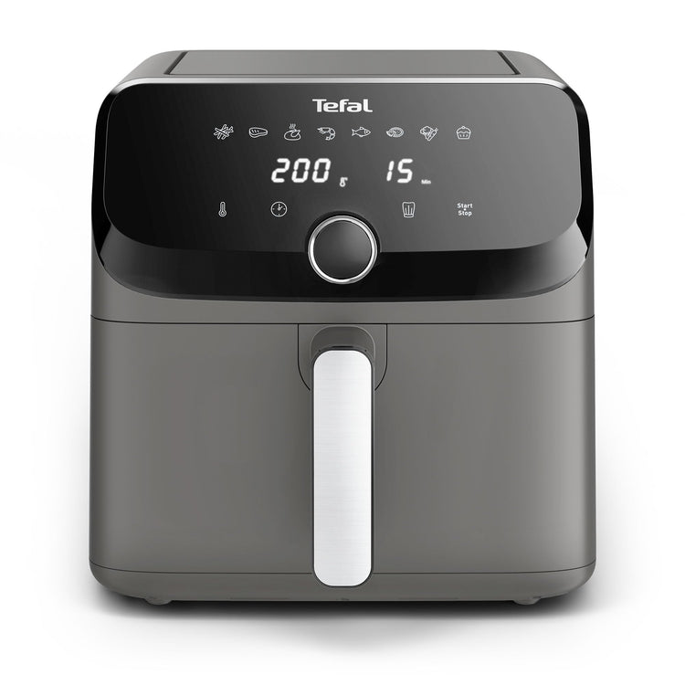 Tefal Easy Fry Mega Air Fryer, 7.5L Capacity (Serves Up to 8), 8 Preset Programs, Compact Design