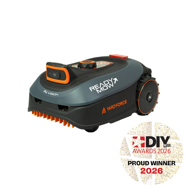 Yard Force i600 iVISION Drop & Go Boundary-Free Robotic Lawnmower Medium Gardens up to 600m2
