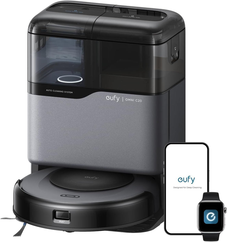 eufy Omni C20 Robot Vacuum and Mop with All-in-One Station