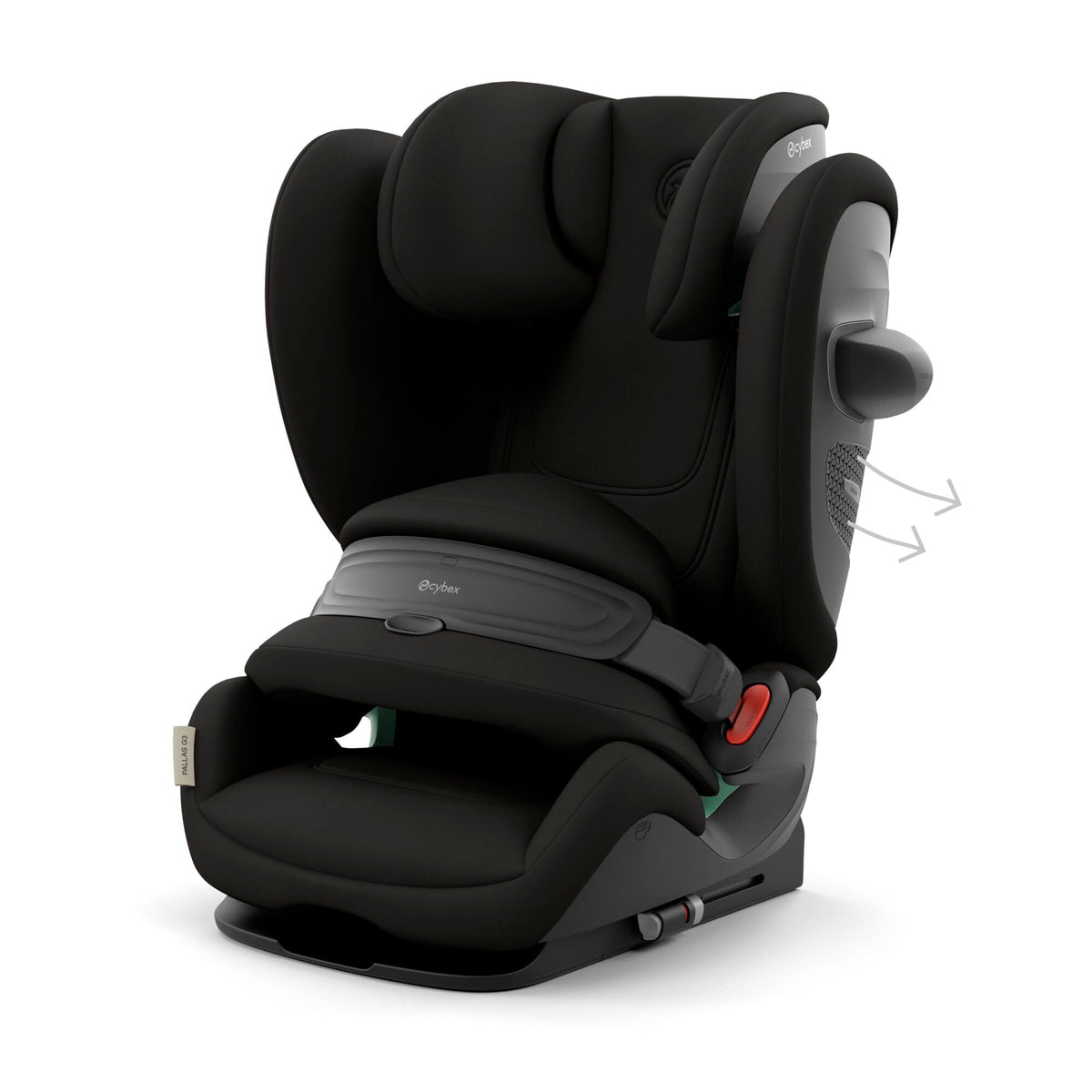 2-in-1 i-Size Child Car Seat with Impact Shield, ISOFIX & Side Protection - Black