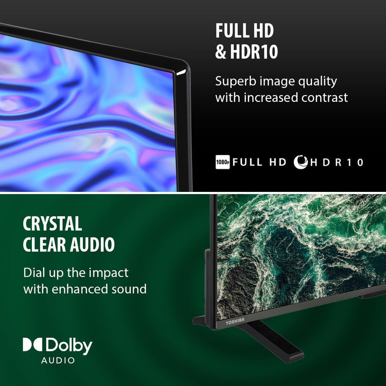 Toshiba 40LV2553DB 40 Inch Full HD VIDAA Smart TV with Freely