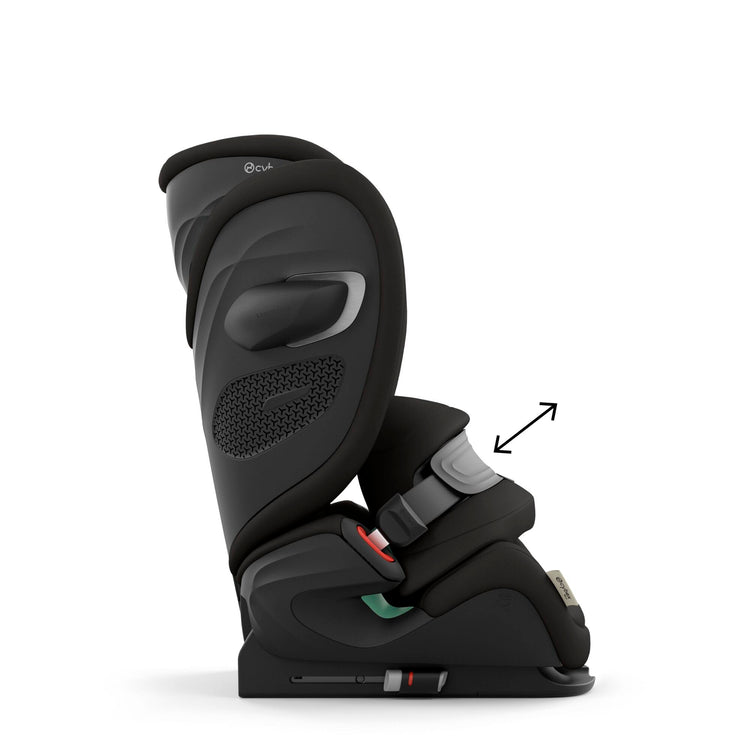2-in-1 i-Size Child Car Seat with Impact Shield, ISOFIX & Side Protection - Black