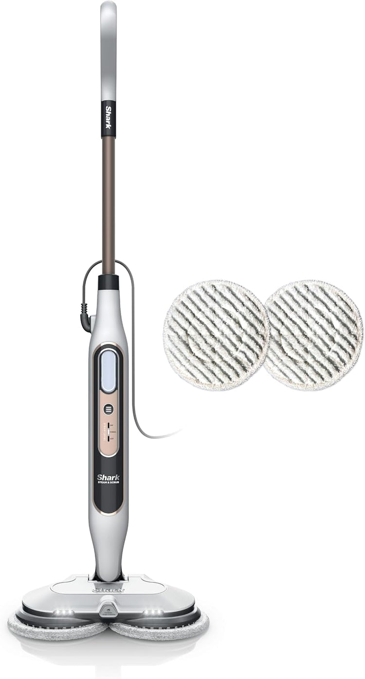 Shark Automatic Steam Mop, 8m Cord, White & Grey S8201UK