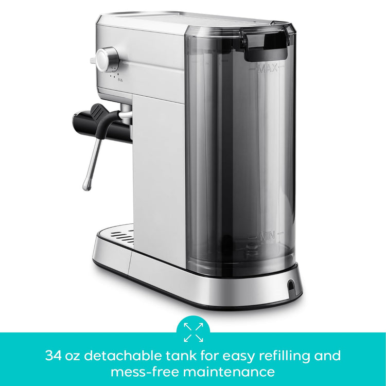 CASABREWS CM5418 Compact Espresso Machine with Milk Frothing Steam Wand