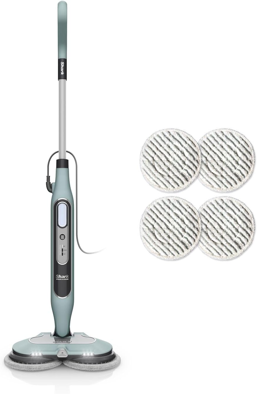 Shark Automatic Steam Mop, 8m Cord, White & Grey S8201UK