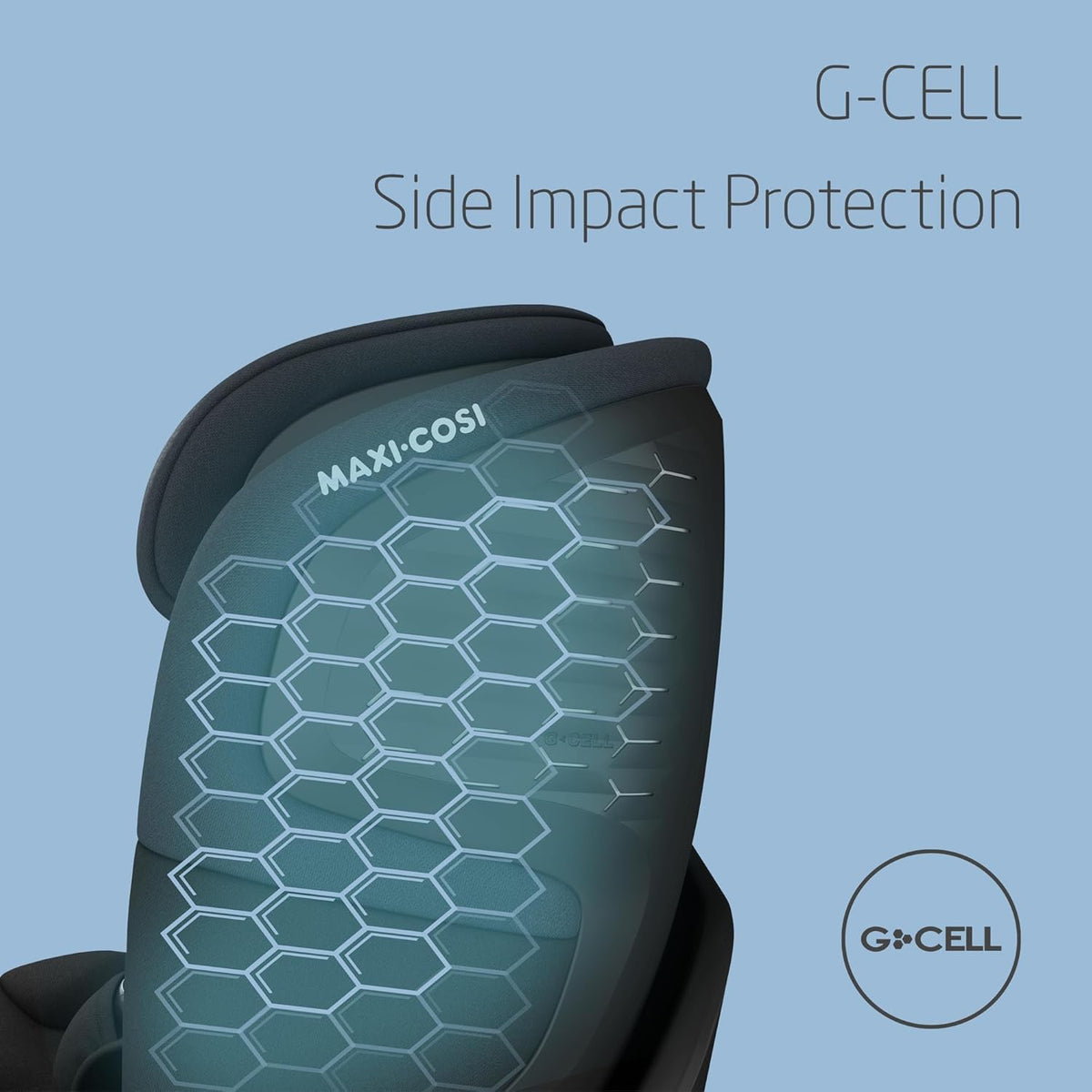 360° Rotating i-Size Child Car Seat with ISOFIX, 4 Recline Positions & Side Protection - Black
