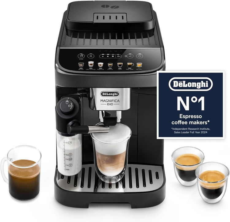 De'Longhi Magnifica S - Automatic Coffee Machine 2 Drinks Black