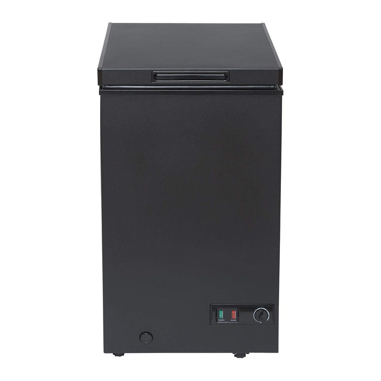 Chest Freezer 95L Slimline 47.5cm Manual Defrost Black