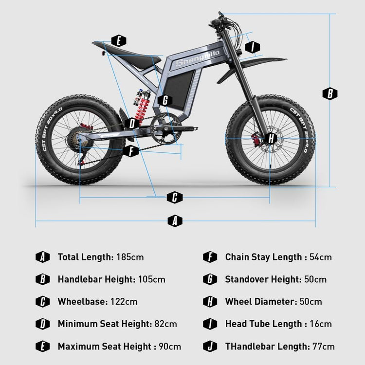 1800Wh Long Range Electric Bike with Fat Tyres, 60V 30Ah Removable Battery, Full Suspension & Hydraulic Brakes