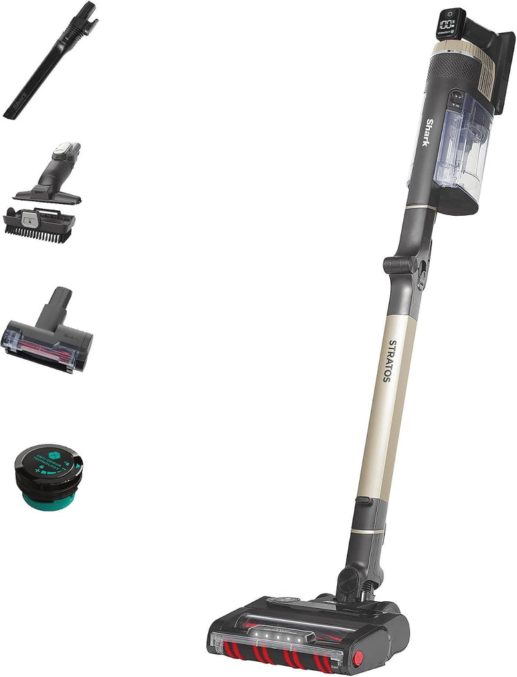 Shark Stratos Cordless Stick Vacuum Cleaner, Charcoal/Silver, IZ420UKT